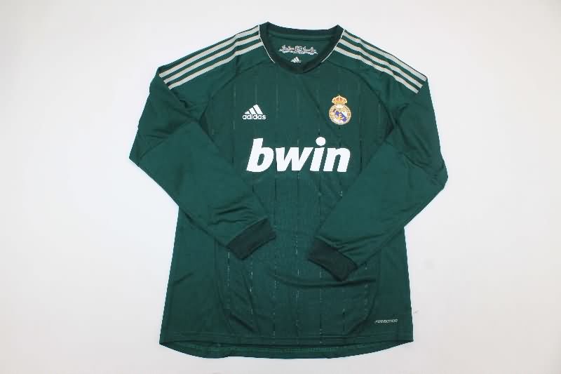 Thailand Quality(AAA) 2012/13 Real Madrid Third Long Sleeve Retro Soccer Jersey (Player) Thailand Quality(AAA) 2012/13 Real Madrid Third Long Sleeve Retro Soccer Jersey (Player)