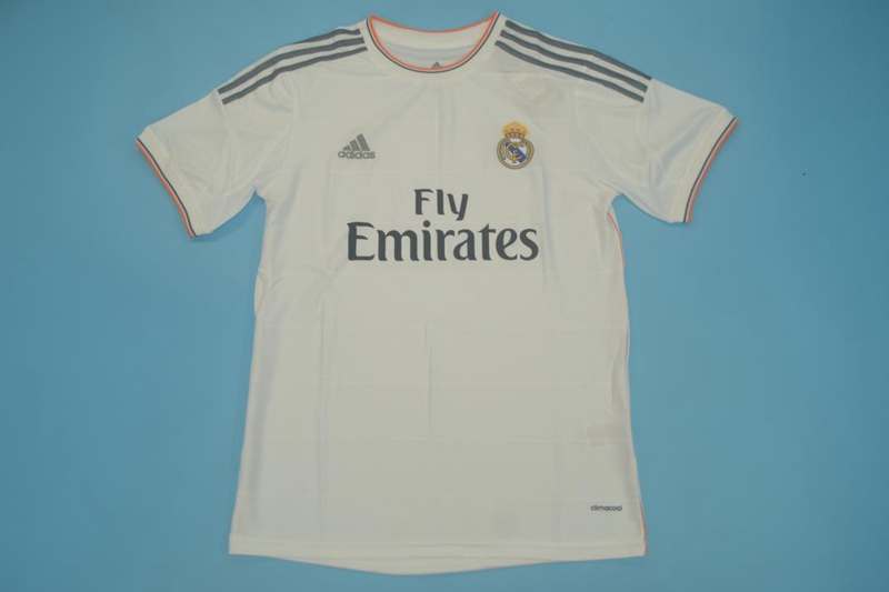 Thailand Quality(AAA) 2013/14 Real Madrid Home Retro Soccer Jersey