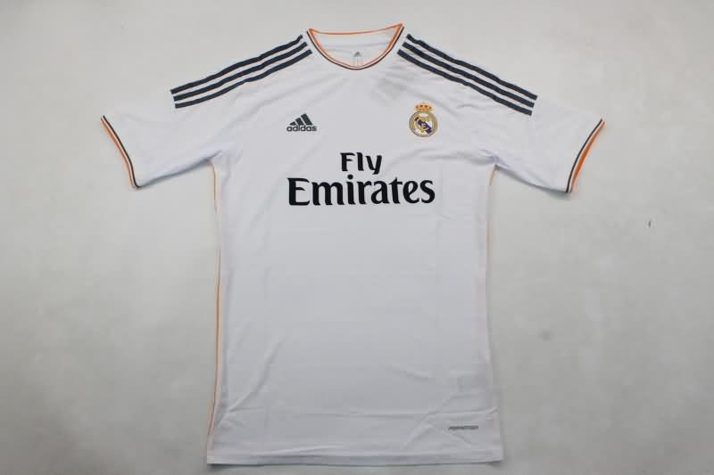 Thailand Quality(AAA) 2013/14 Real Madrid Home Retro Soccer Jersey (Player)