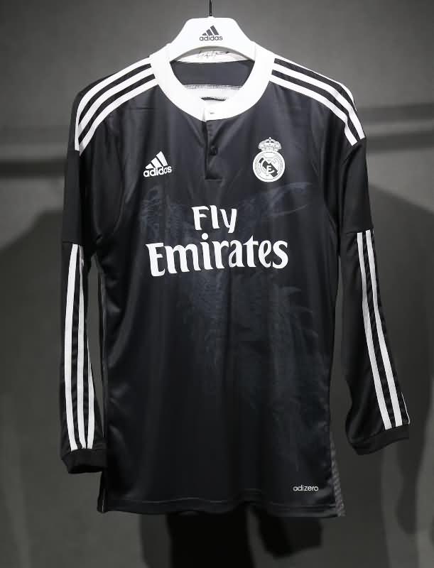 Thailand Quality(AAA) 2014/15 Real Madrid Third Long Retro Soccer Jersey (Player)