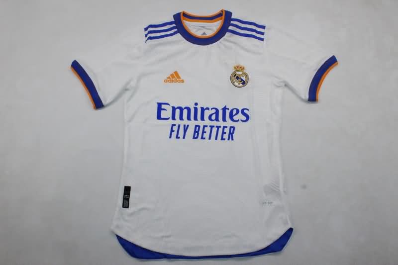 Thailand Quality(AAA) 21/22 Real Madrid Home Soccer Jersey (Player)