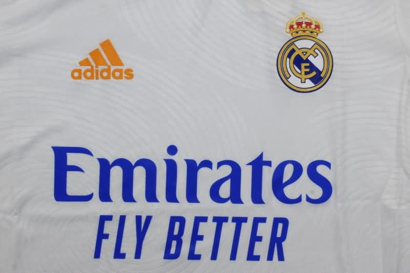 Thailand Quality(AAA) 21/22 Real Madrid Home Soccer Jersey (Player)