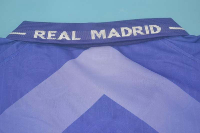 Thailand Quality(AAA) 1996/97 Real Madrid Away Retro Soccer Jersey