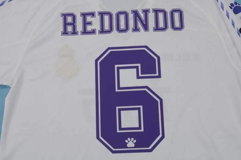 Thailand Quality(AAA) 1996/97 Real Madrid Home Retro Soccer Jersey