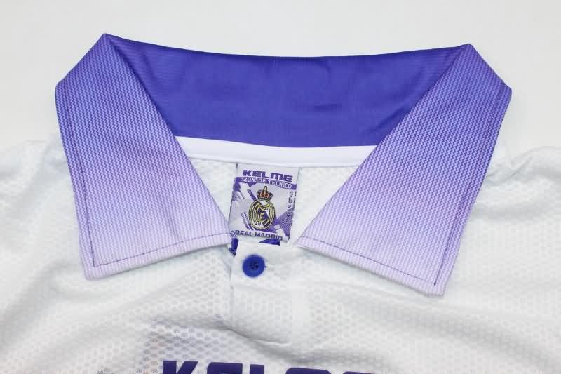 Thailand Quality(AAA) 1997/98 Real Madrid Home Long Sleeve Retro Soccer Jersey