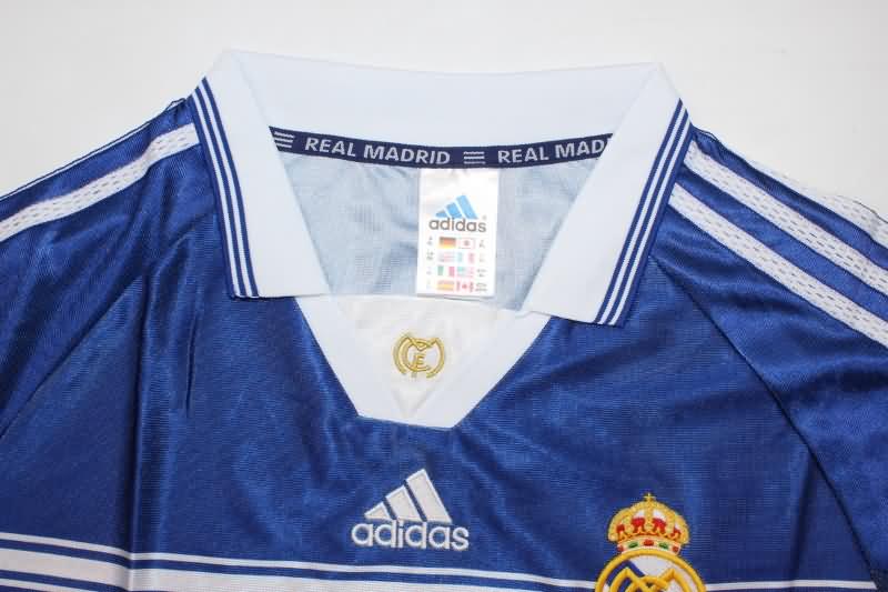 Thailand Quality(AAA) 1998/99 Real Madrid Third Long Sleeve Retro Soccer Jersey