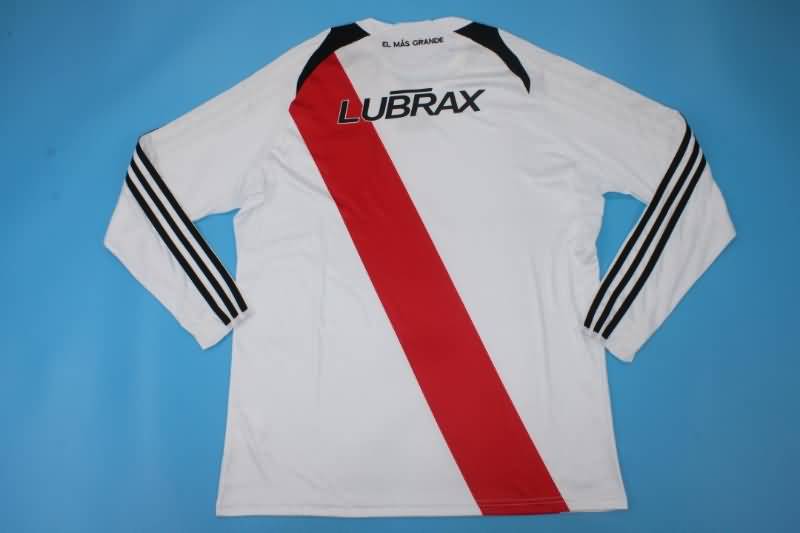 Thailand Quality(AAA) 2009/10 River Plate Retro Home Long Soccer Jersey