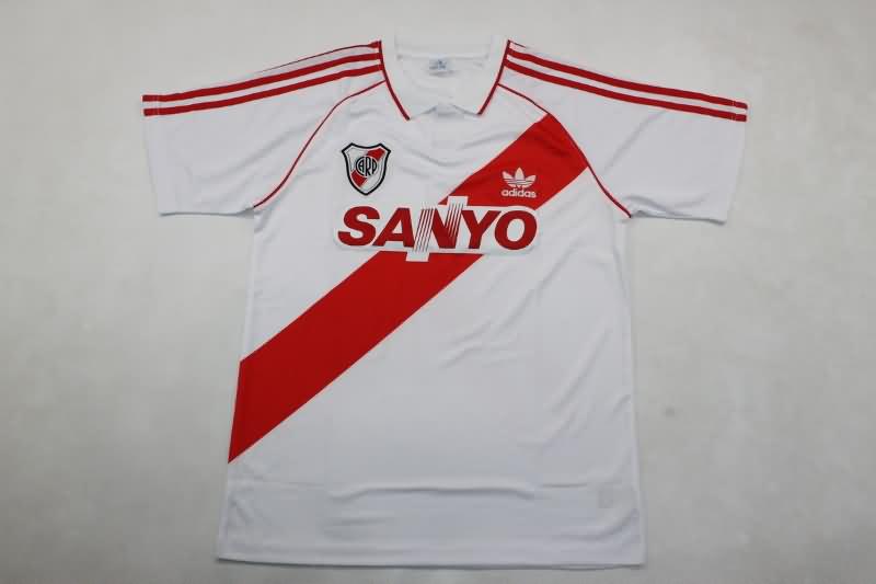 Thailand Quality(AAA) 1992/94 River Plate Home Retro Soccer Jersey