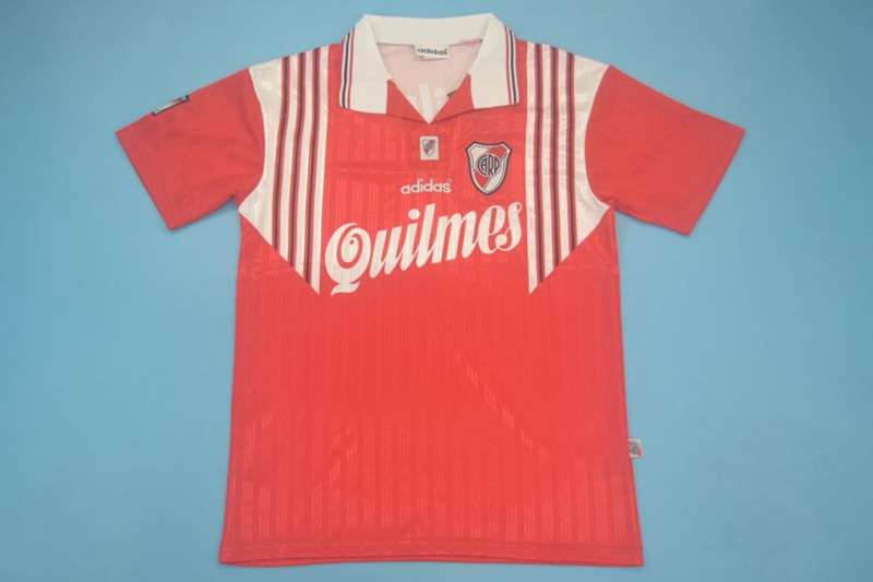 Thailand Quality(AAA) 1995/96 River Plate Away Retro Soccer Jersey