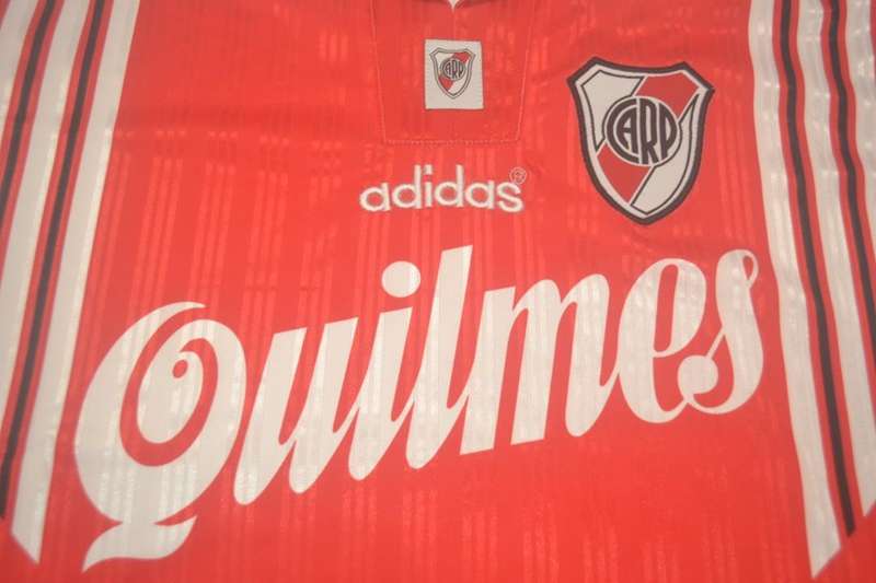 Thailand Quality(AAA) 1995/96 River Plate Away Retro Soccer Jersey