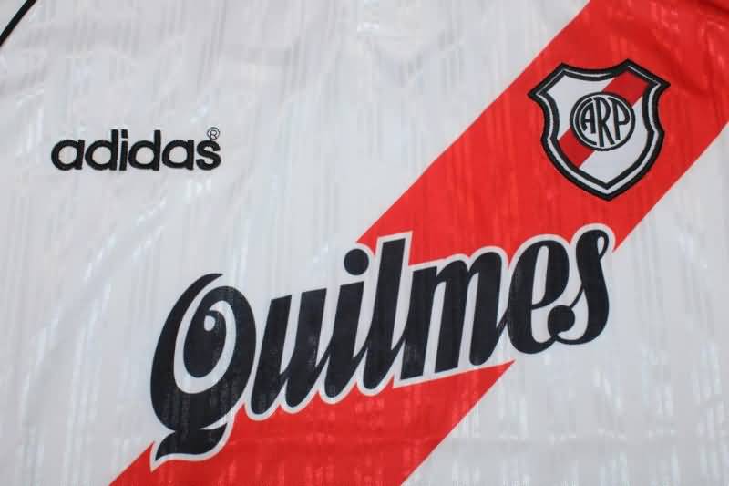 Thailand Quality(AAA) 1995/96 River Plate Retro Home Soccer Jersey