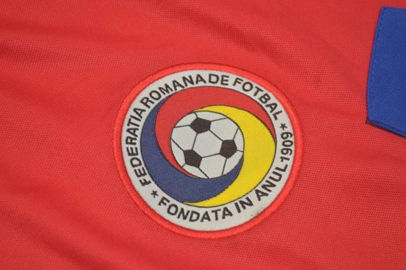 Thailand Quality(AAA) 1994 Romania Away Retro Soccer Jersey
