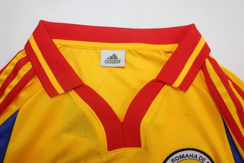 Thailand Quality(AAA) 2000 Romania Home Retro Soccer Jersey