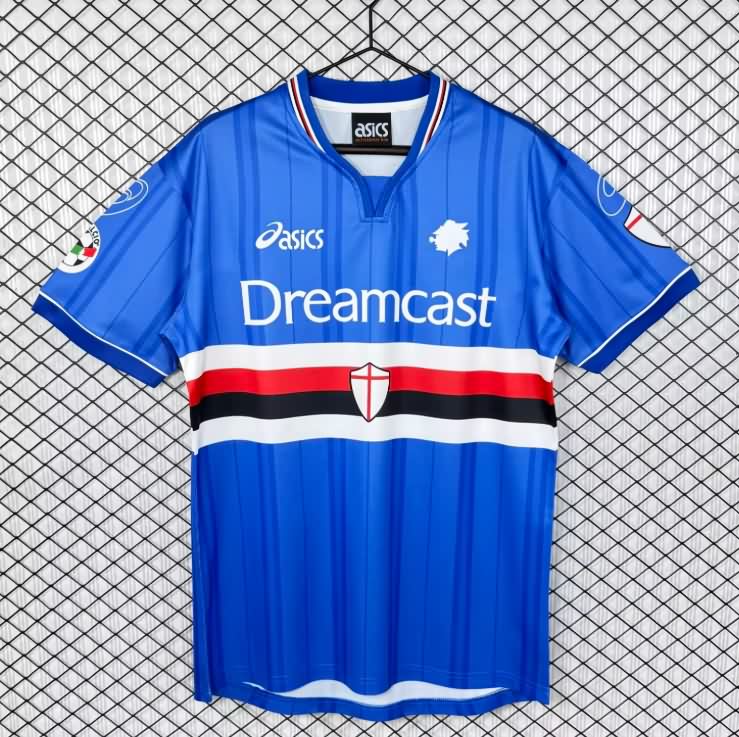 Thailand Quality(AAA) 2000/01 Sampdoria Home Retro Soccer Jersey Thailand Quality(AAA) 2000/01 Sampdoria Home Retro Soccer Jersey