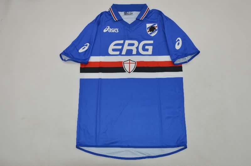 Thailand Quality(AAA) 2003/04 Sampdoria Home Retro Soccer Jersey Thailand Quality(AAA) 2003/04 Sampdoria Home Retro Soccer Jersey