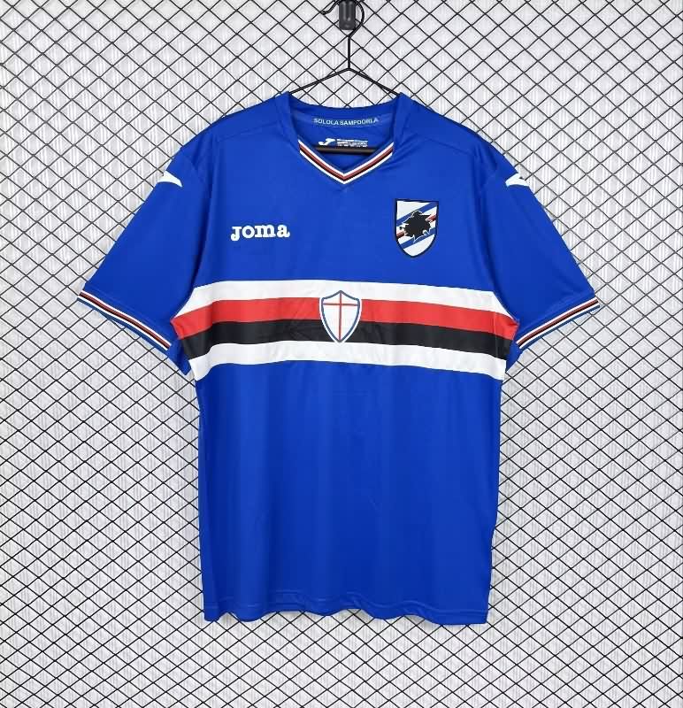 Thailand Quality(AAA) 2016/17 Sampdoria Home Retro Soccer Jersey Thailand Quality(AAA) 2016/17 Sampdoria Home Retro Soccer Jersey