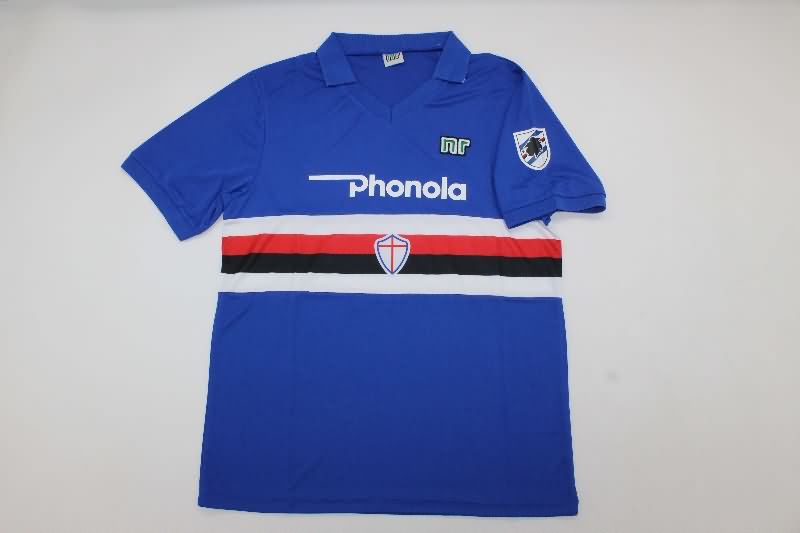 Thailand Quality(AAA) 1983/88 Sampdoria Home Retro Soccer Jersey Thailand Quality(AAA) 1983/88 Sampdoria Home Retro Soccer Jersey