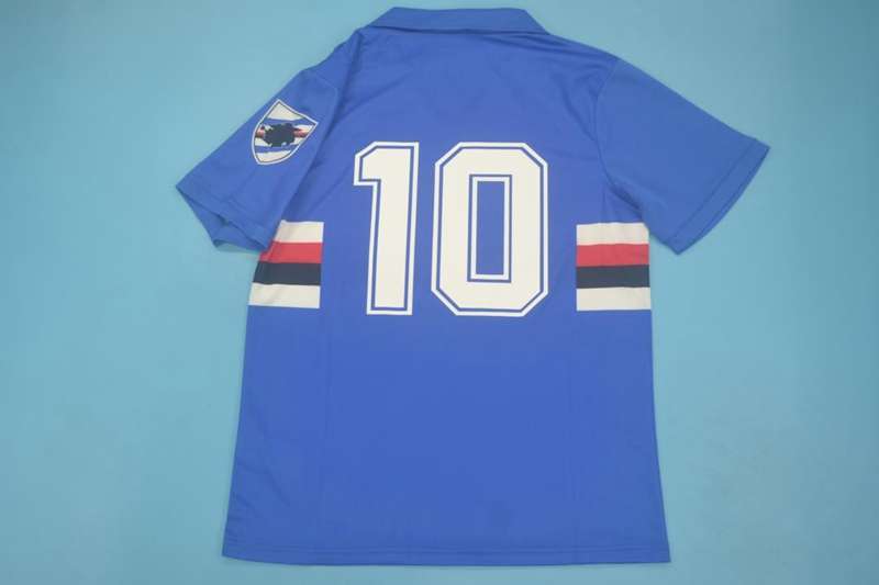 Thailand Quality(AAA) 1991/92 Sampdoria Home Retro Soccer Jersey