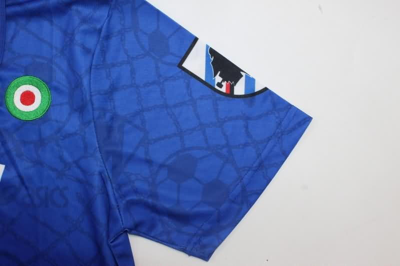 Thailand Quality(AAA) 1994/95 Sampdoria Home Retro Soccer Jersey