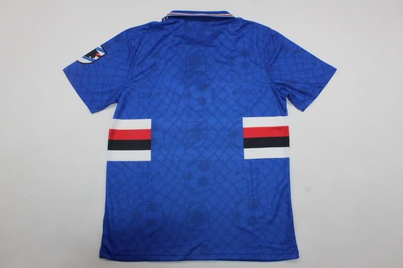 Thailand Quality(AAA) 1994/95 Sampdoria Home Retro Soccer Jersey