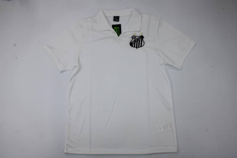 Thailand Quality(AAA) 1970 Santos Home Retro Soccer Jersey