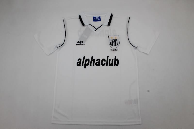 Thailand Quality(AAA) 2000 Santos Home Retro Soccer Jersey Thailand Quality(AAA) 2000 Santos Home Retro Soccer Jersey