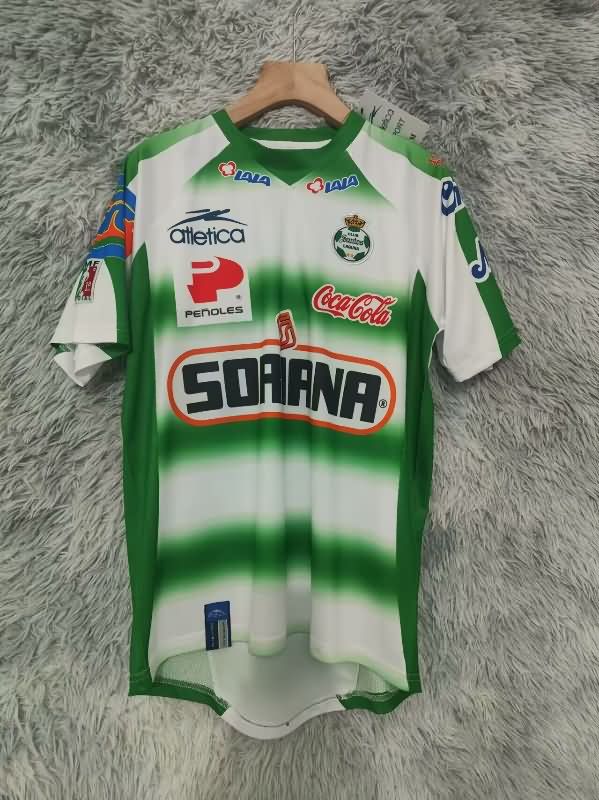 Thailand Quality(AAA) 2007/08 Santos Laguna Home Retro Soccer Jersey