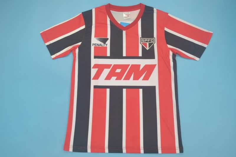 Thailand Quality(AAA) 1993 Sao Paulo Away Retro Soccer Jersey
