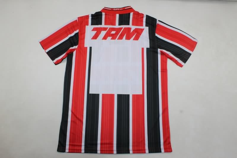 Thailand Quality(AAA) 1996 Sao Paulo Away Retro Soccer Jersey