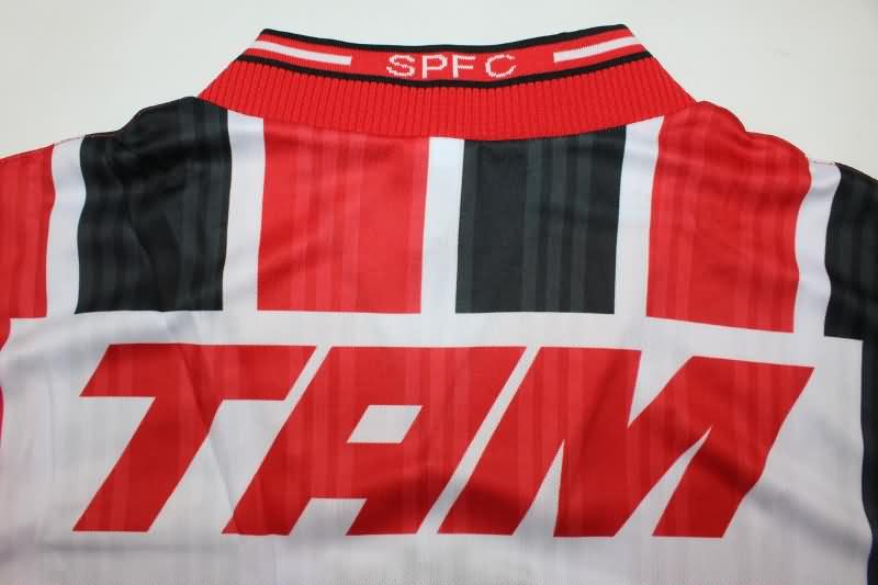 Thailand Quality(AAA) 1996 Sao Paulo Away Retro Soccer Jersey