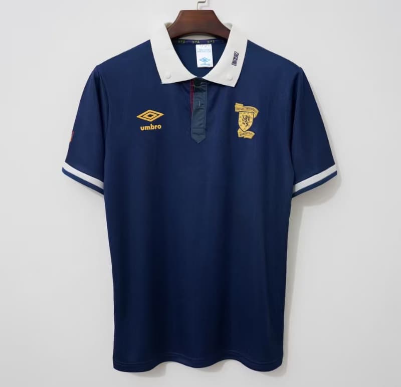 Thailand Quality(AAA) 1988/91 Scotland Home Retro Soccer Jersey Thailand Quality(AAA) 1988/91 Scotland Home Retro Soccer Jersey