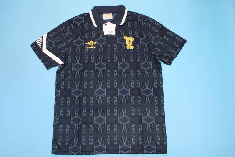 Thailand Quality(AAA) 1991/94 Scotland Home Retro Soccer Jersey