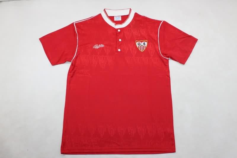 Thailand Quality(AAA) 1991/92 Sevilla Away Retro Soccer Jersey