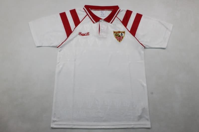 Thailand Quality(AAA) 1992/93 Sevilla Home Retro Soccer Jersey