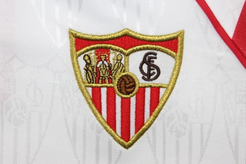 Thailand Quality(AAA) 1992/93 Sevilla Home Retro Soccer Jersey