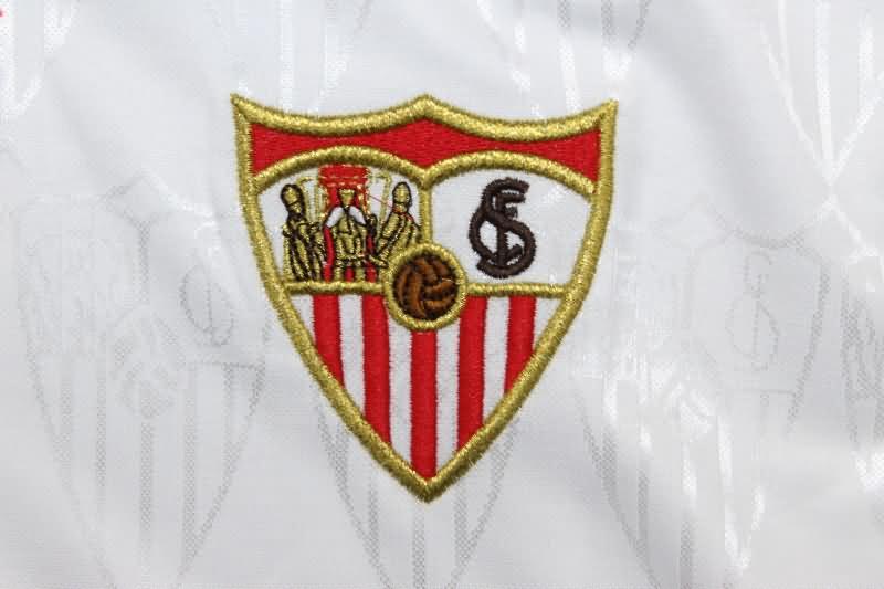 Thailand Quality(AAA) 1993/94 Sevilla Home Retro Soccer Jersey