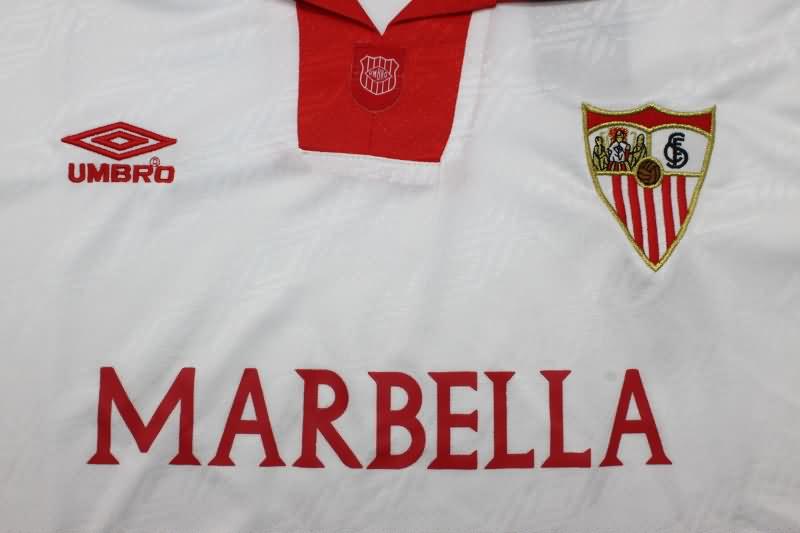 Thailand Quality(AAA) 1994/96 Sevilla Home Retro Soccer Jersey