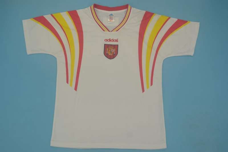 Thailand Quality(AAA) 1996 Spain Away Retro Soccer Jersey