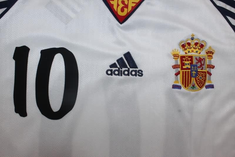 Thailand Quality(AAA) 1998 Spain Away Retro Soccer Jersey