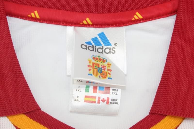 Thailand Quality(AAA) 2000 Spain Away Retro Soccer Jersey