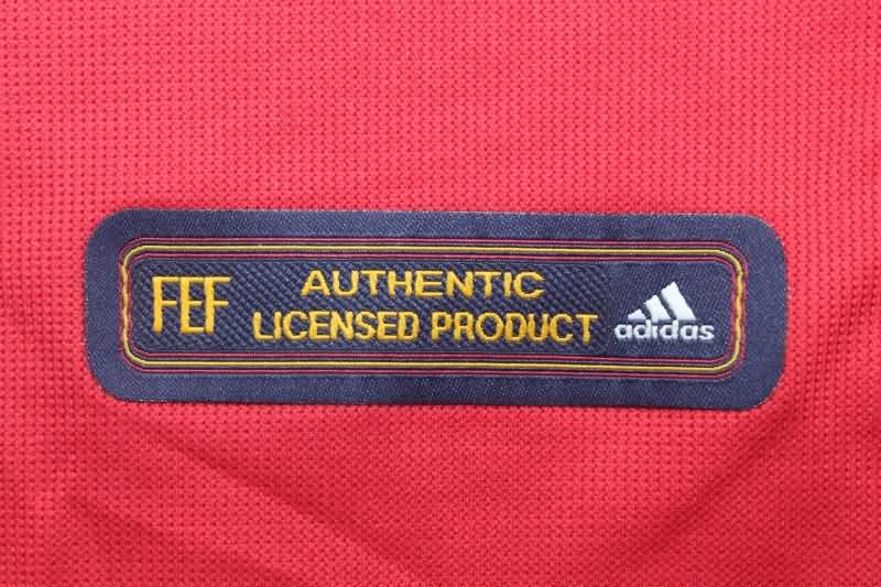 Thailand Quality(AAA) 2000 Spain Home Retro Soccer Jersey