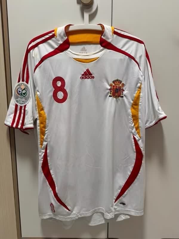 Thailand Quality(AAA) 2006 Spain Away Retro Soccer Jersey Thailand Quality(AAA) 2006 Spain Away Retro Soccer Jersey