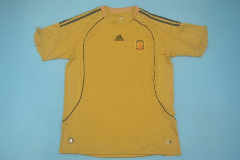 Thailand Quality(AAA) 2008 Spain Away Retro Soccer Jersey