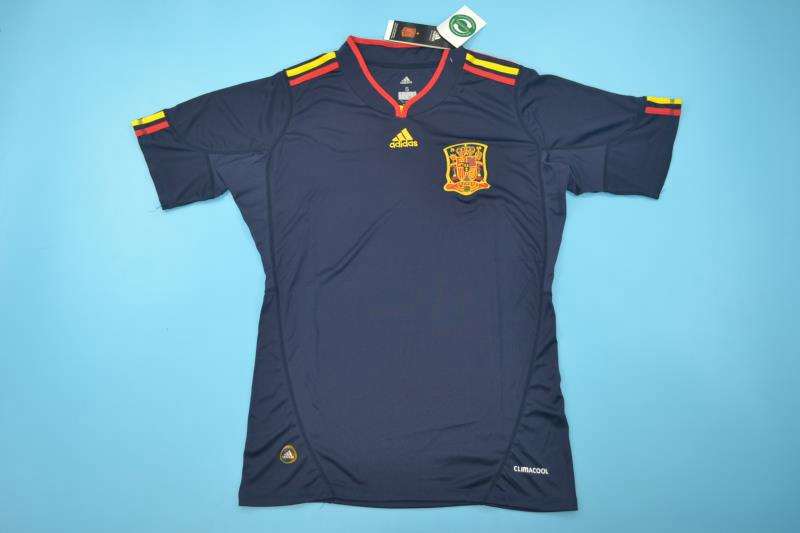 Thailand Quality(AAA) 2010 Spain Away Retro Soccer Jersey