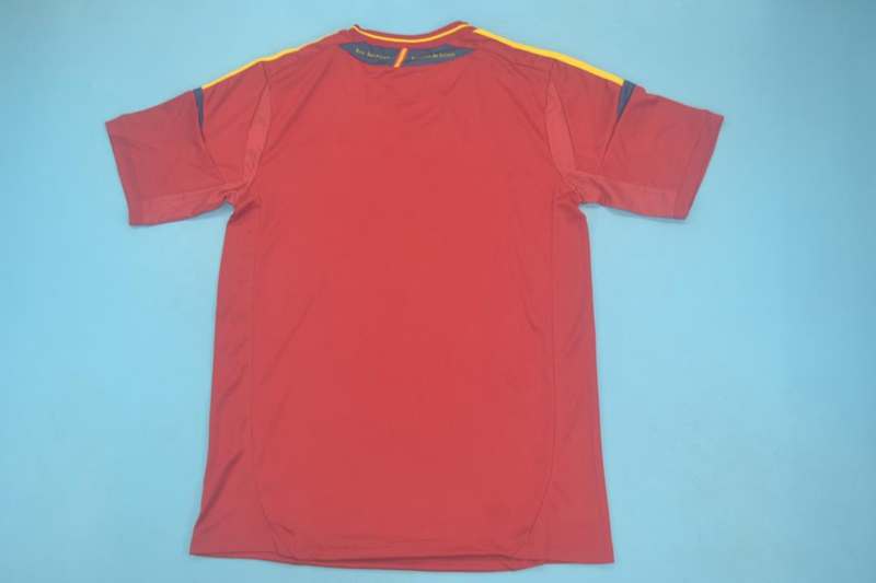 Thailand Quality(AAA) 2012 Spain Home Retro Soccer Jersey