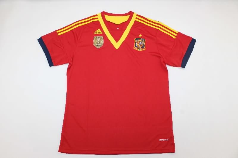 Thailand Quality(AAA) 2013 Spain Home Retro Soccer Jersey Thailand Quality(AAA) 2013 Spain Home Retro Soccer Jersey