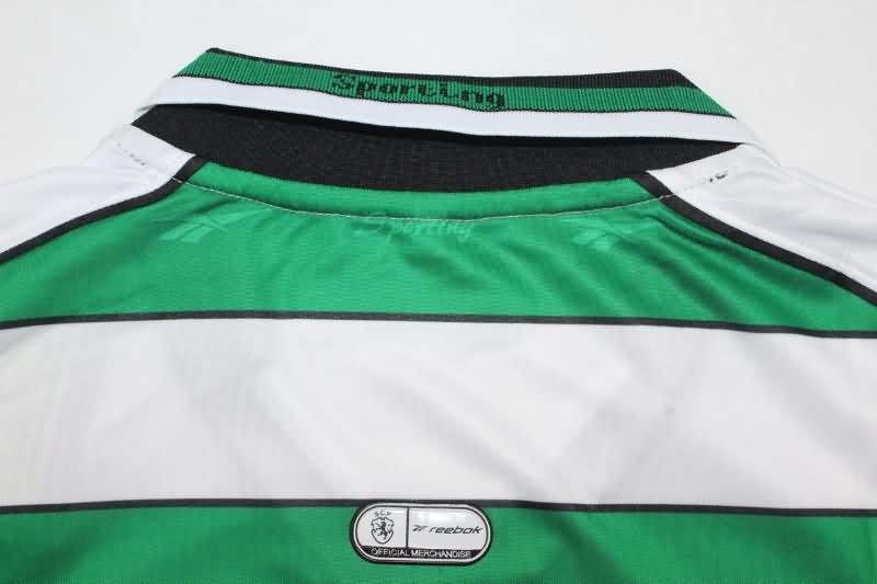 Thailand Quality(AAA) 2001/02 Sporting Lisbon Home Retro Soccer Jersey