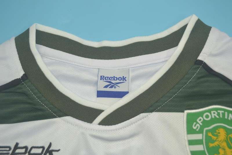 Thailand Quality(AAA) 2002/03 Sporting Lisbon Home Retro Soccer Jersey