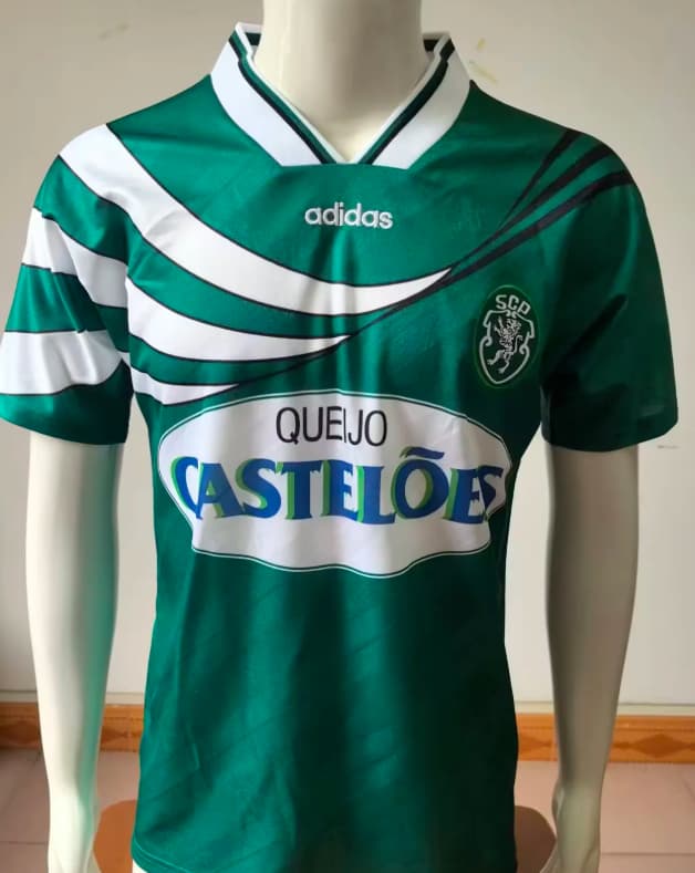 Thailand Quality(AAA) 1994/95 Sporting Lisbon Home Retro Soccer Jersey Thailand Quality(AAA) 1994/95 Sporting Lisbon Home Retro Soccer Jersey