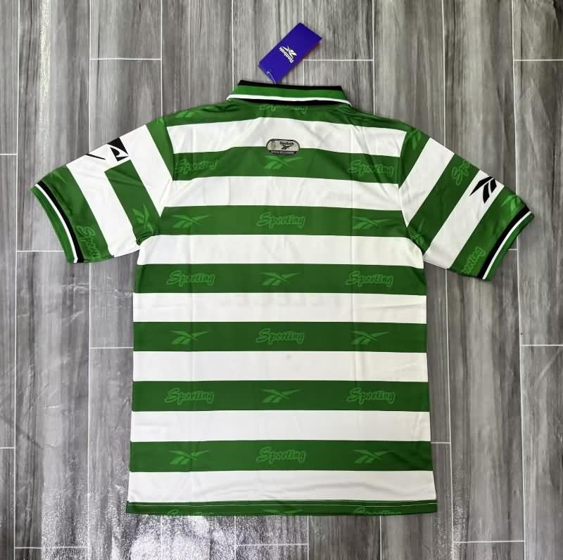 Thailand Quality(AAA) 1999/00 Sporting Lisbon Home Retro Soccer Jersey